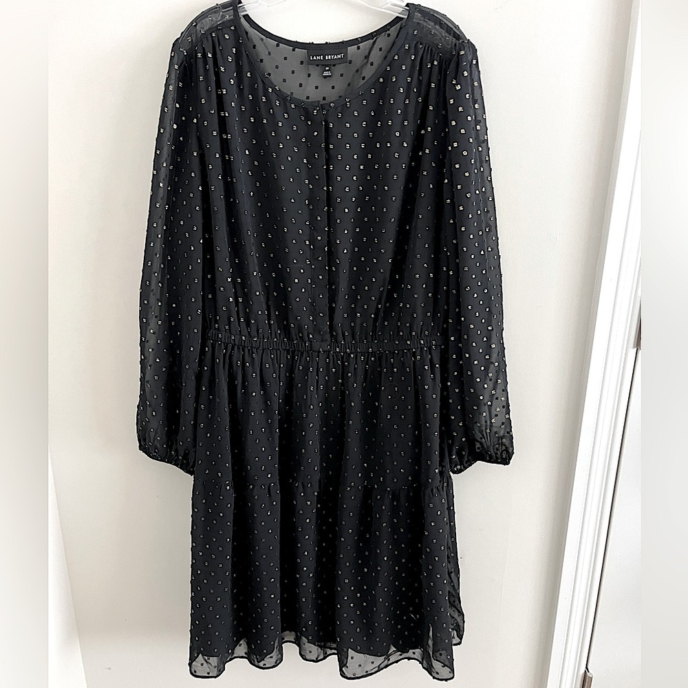 Lane Bryant black dress